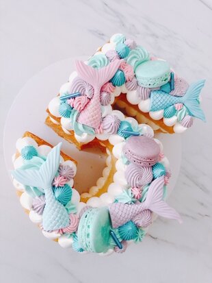 mariasweetcakery Mermaid cijfercake