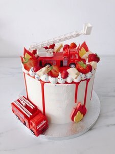 mariasweetcakery Brandweer Taart