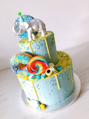 mariasweetcakery Circus olifant donut