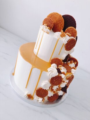 mariasweetcakery Stroppwafel taart