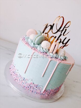 mariasweetcakery Gender reveal deluxe