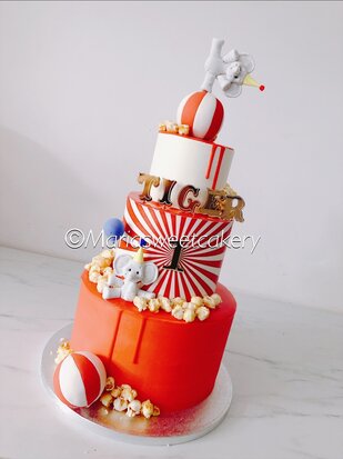 mariasweetcakery Circus taart