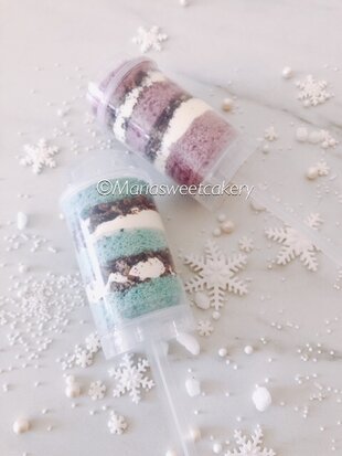 mariasweetcakery Winter wonder push pops