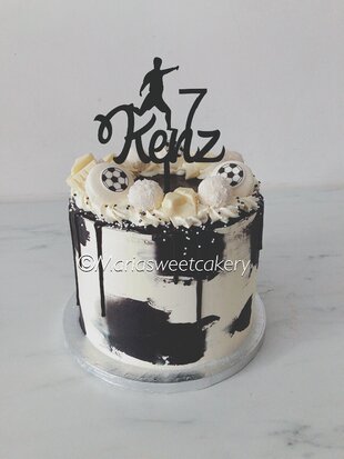 mariasweetcakery Voetbal taart