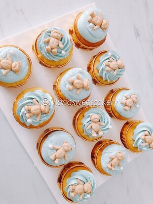 mariasweetcakery Beren  thema cupcakes