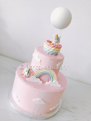 mariasweetcakery Unicorn luchtballon