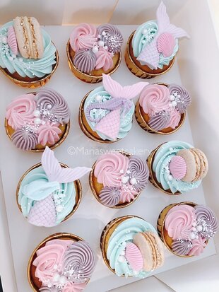 Mermaid cupcakes