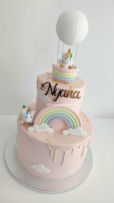 mariasweetcakery unicorn luchtballon