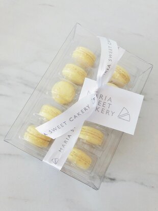 mariasweetcakery Macarons Geel