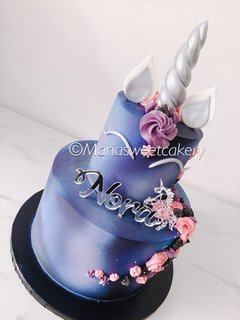 Unicorn galaxy Taart